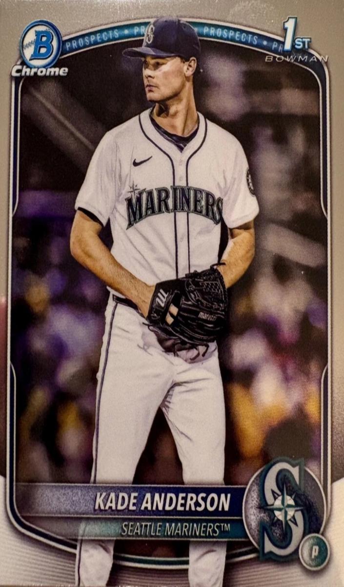 Kade Anderson 2025 Bowman Draft Chrome card