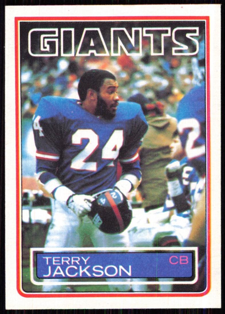 Terry Jackson 1983 Topps Football