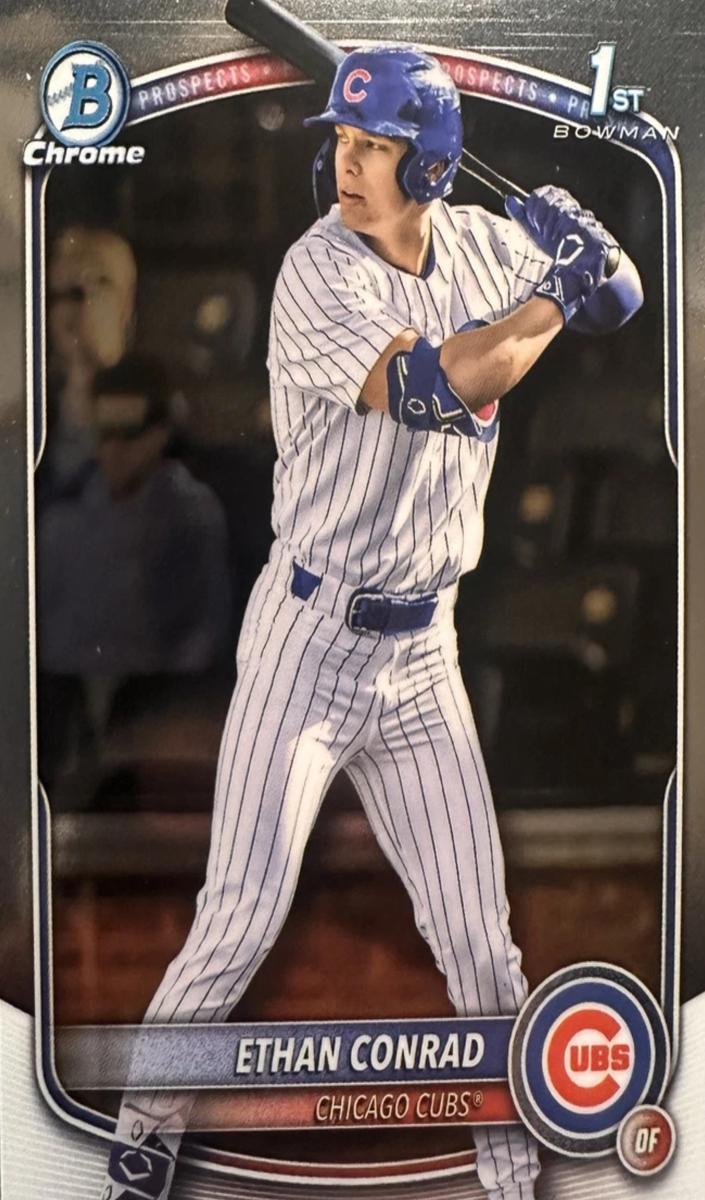 Ethan Conrad 2025 Bowman Draft Chrome card