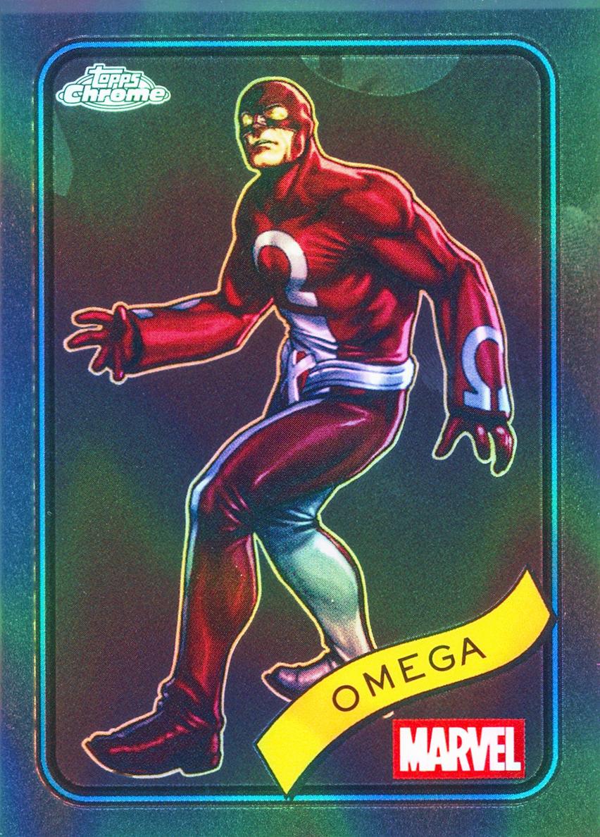 2025 Omega [Red Wave Refractor] #196