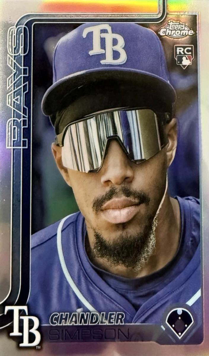Chandler Simpson 2025 Topps Chrome Update Baseball card
