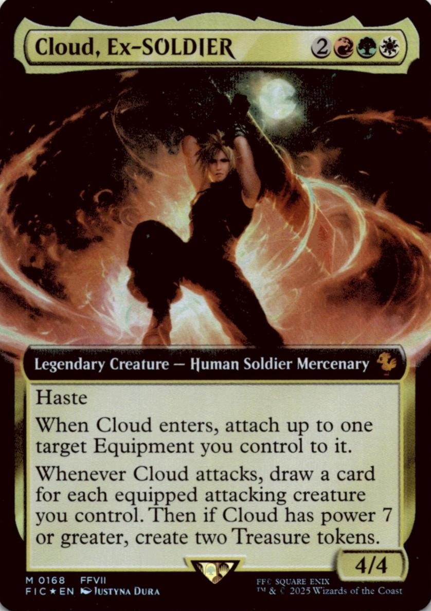 2025 Cloud, EX-SOLDIER [Extended Art Foil] #168