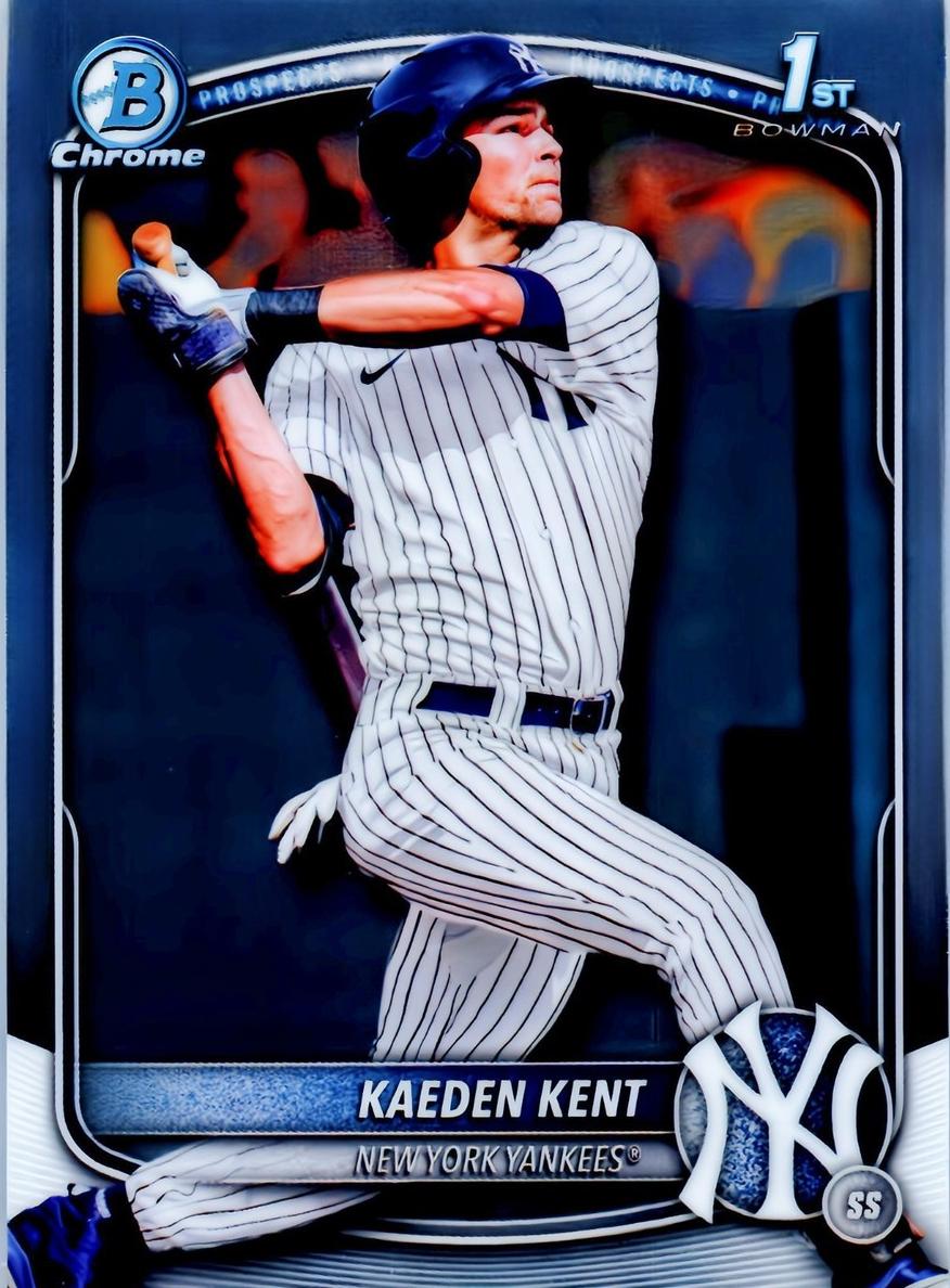 Kaeden Kent 2025 Bowman Draft Chrome card