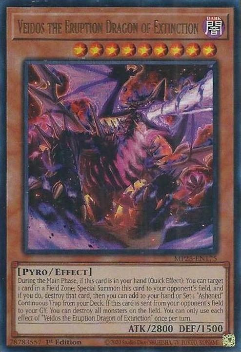 Veidos the Eruption Dragon of Extinction - 2025 Yu-Gi-Oh! Mega Pack