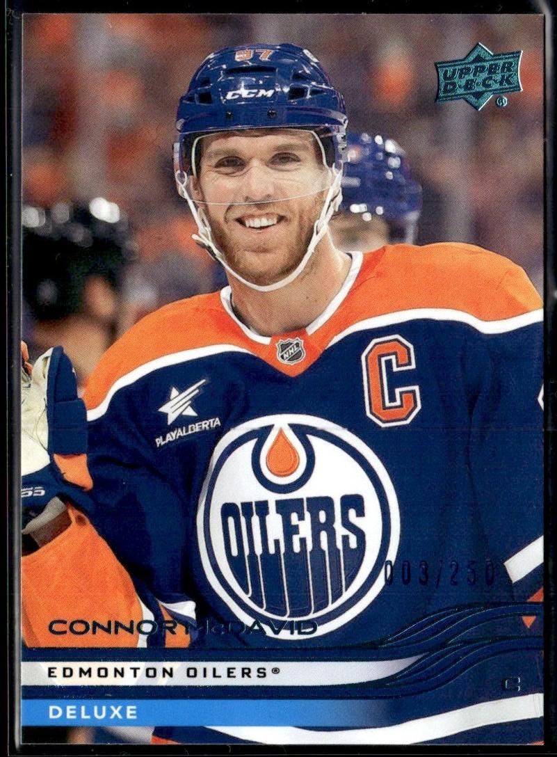 2025 Upper Deck Connor McDavid [Deluxe] #63 card