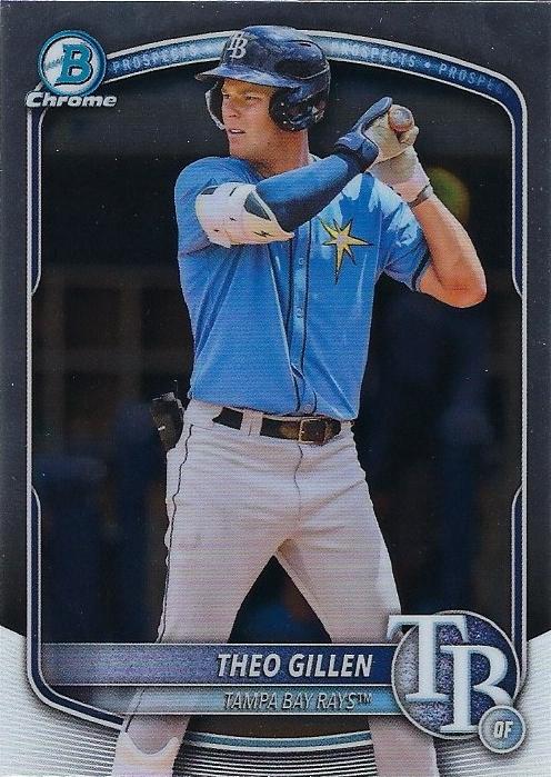 Theo Gillen 2025 Bowman Draft Chrome card