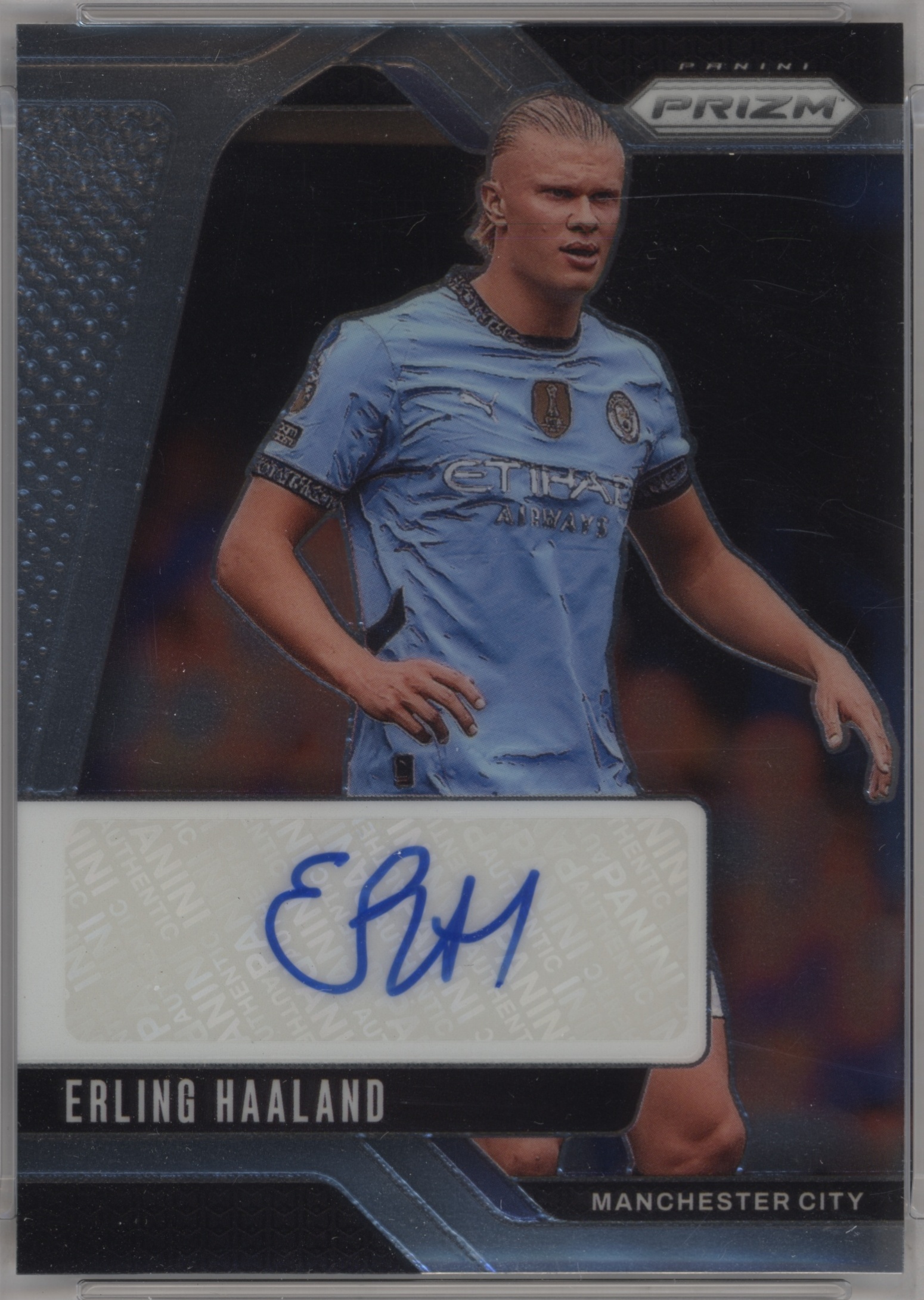 2024 Panini Prizm Premier League Erling Haaland [Purple] #S-EH card