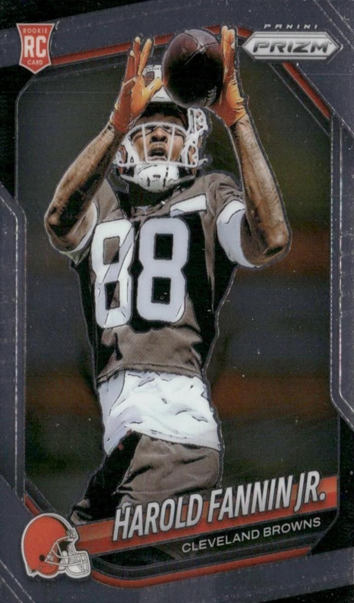 Harold Fannin Jr. 2025 Prizm Football card