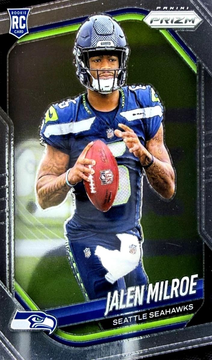 Jalen Milroe 2025 Prizm Football card