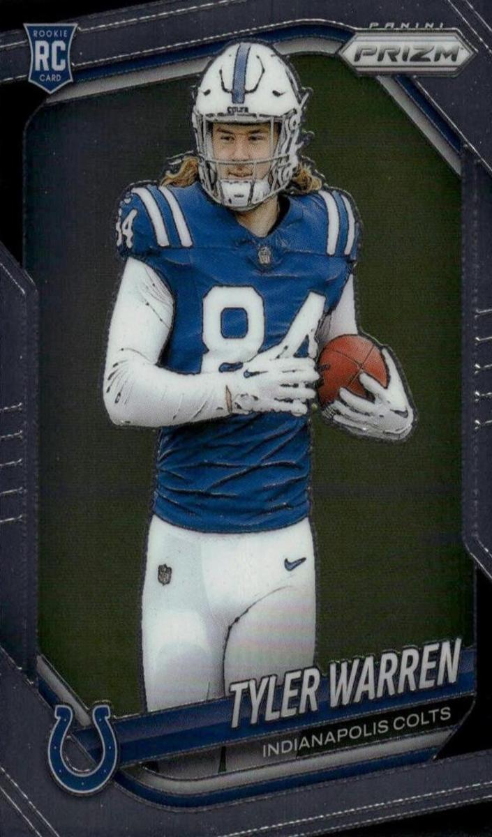 Tyler Warren 2025 Prizm Football card