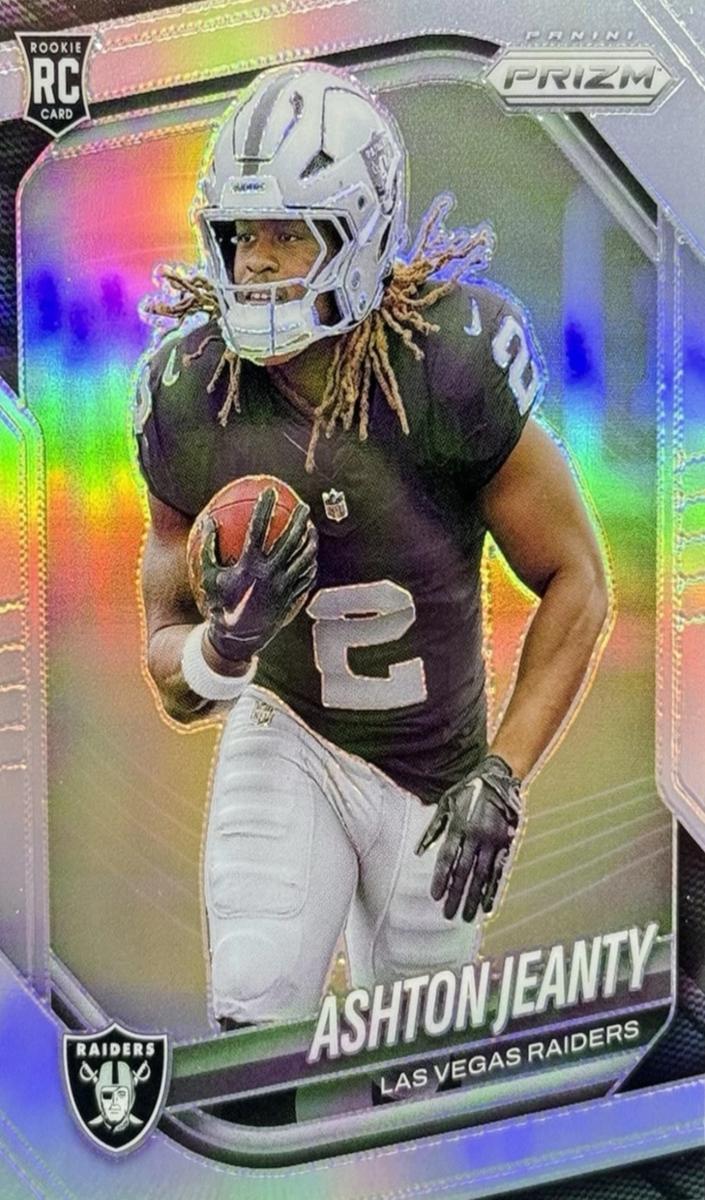 2025 Panini Prizm Ashton Jeanty [Pink Wave] #315 card