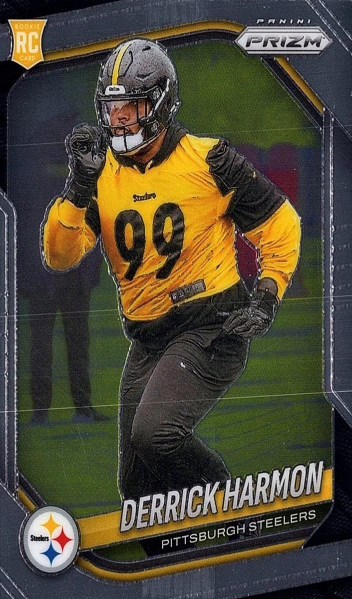 2025 Panini Prizm Derrick Harmon [Lazer] #368 card