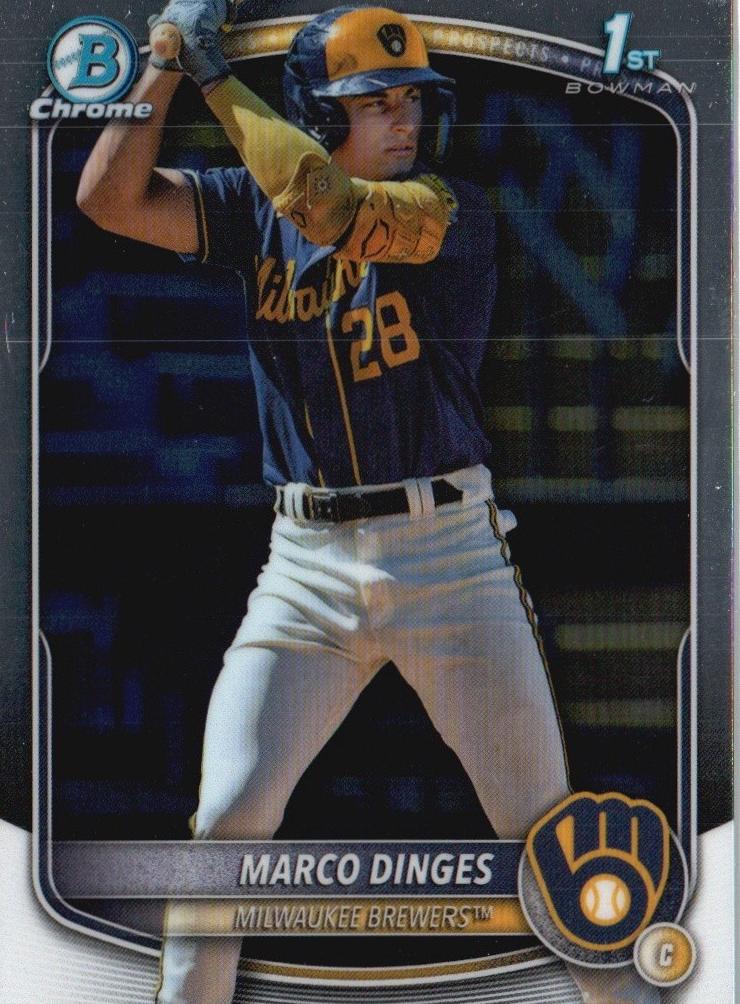 Marco Dinges 2025 Bowman Chrome Prospects card