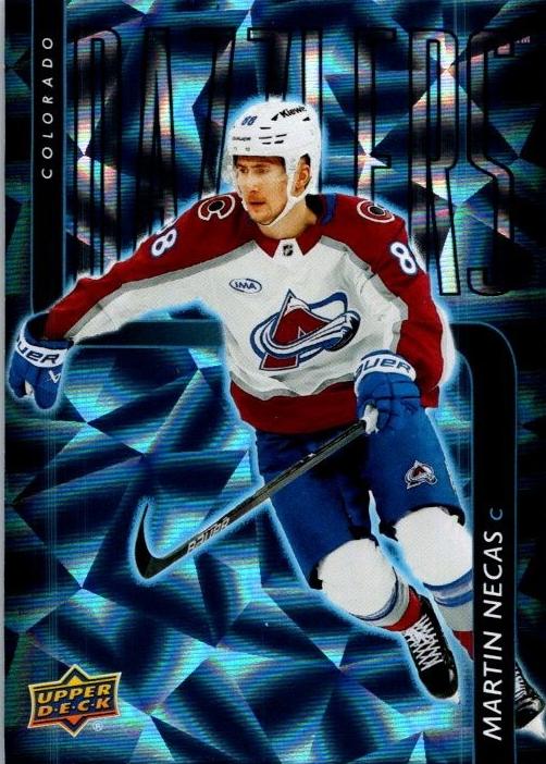 2025 Upper Deck Martin Necas [Blue] #DZ-2 card