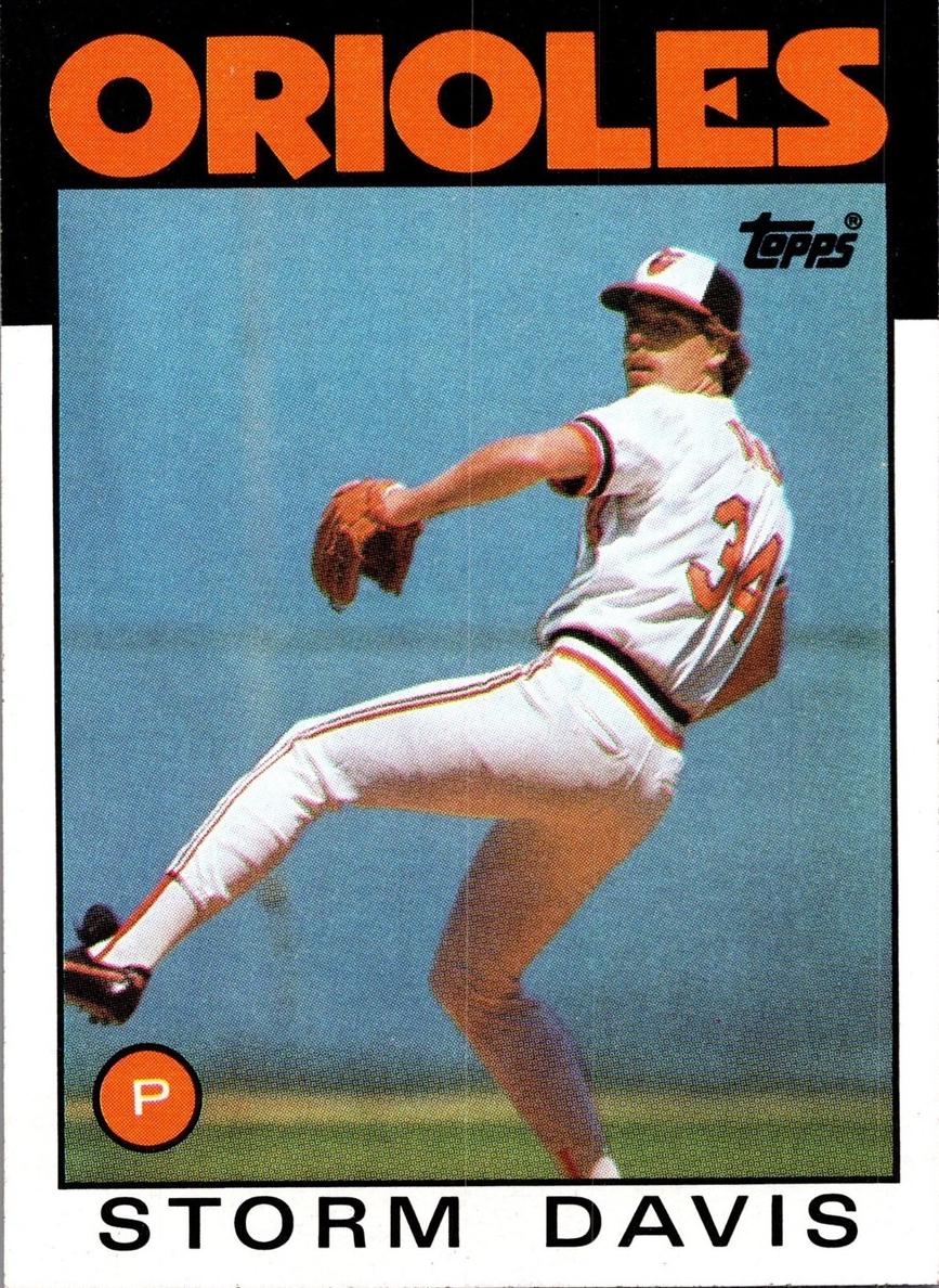1986 Storm Davis #469