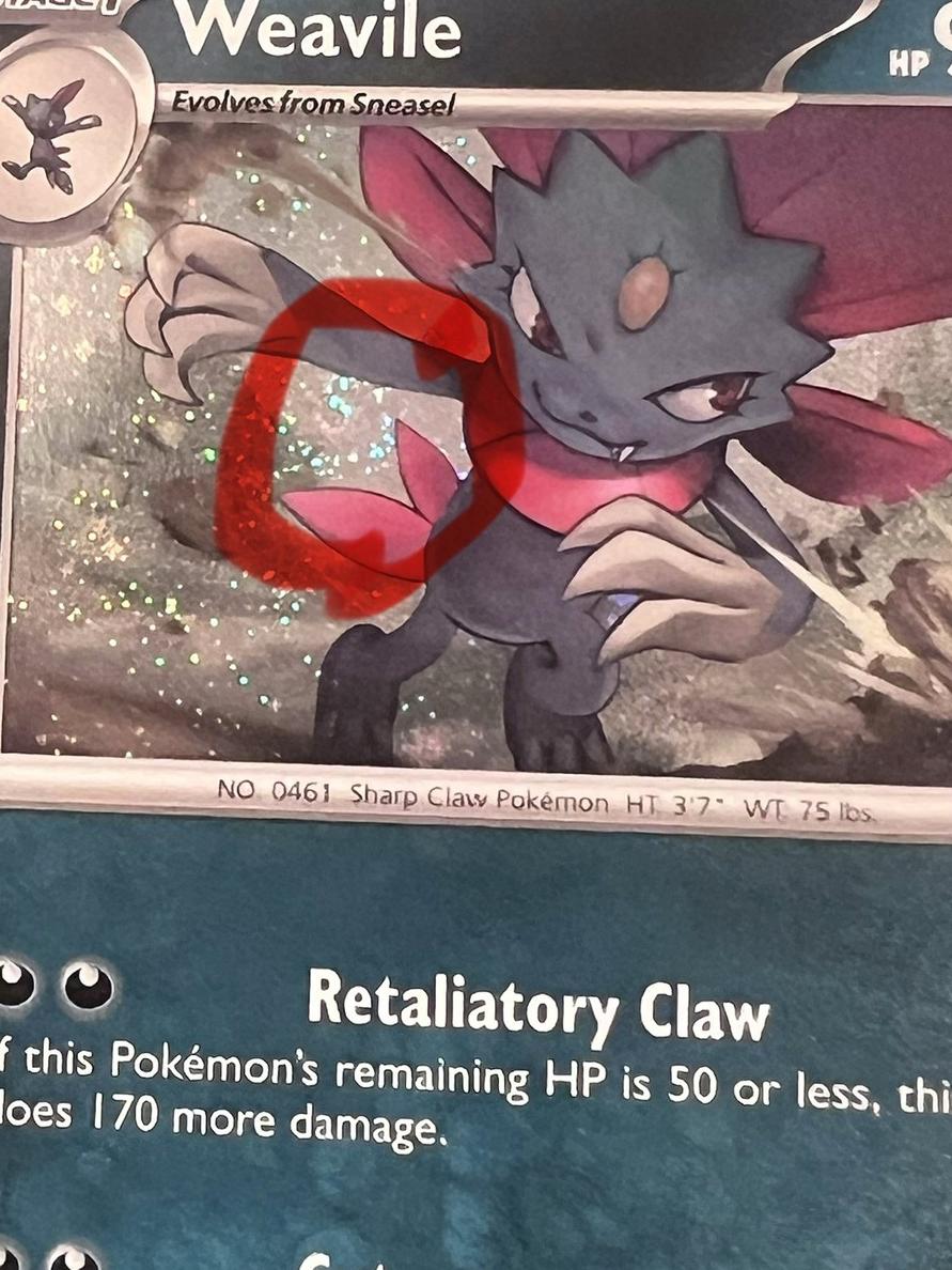 Weavile 2025 Pokemon Mega Evolution Phantasmal Flames Promo