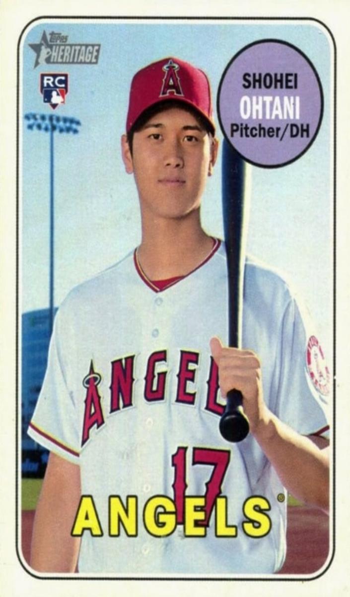 2018 Topps Topps Heritage #600 Shohei Ohtani front