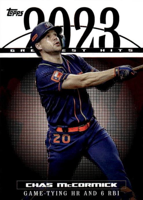 Chas McCormick 2024 Topps Series 1 card