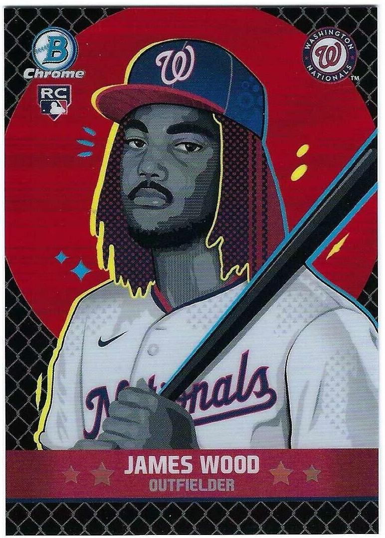 2025 Bowman Chrome Ascensions James Wood #BA-17 card
