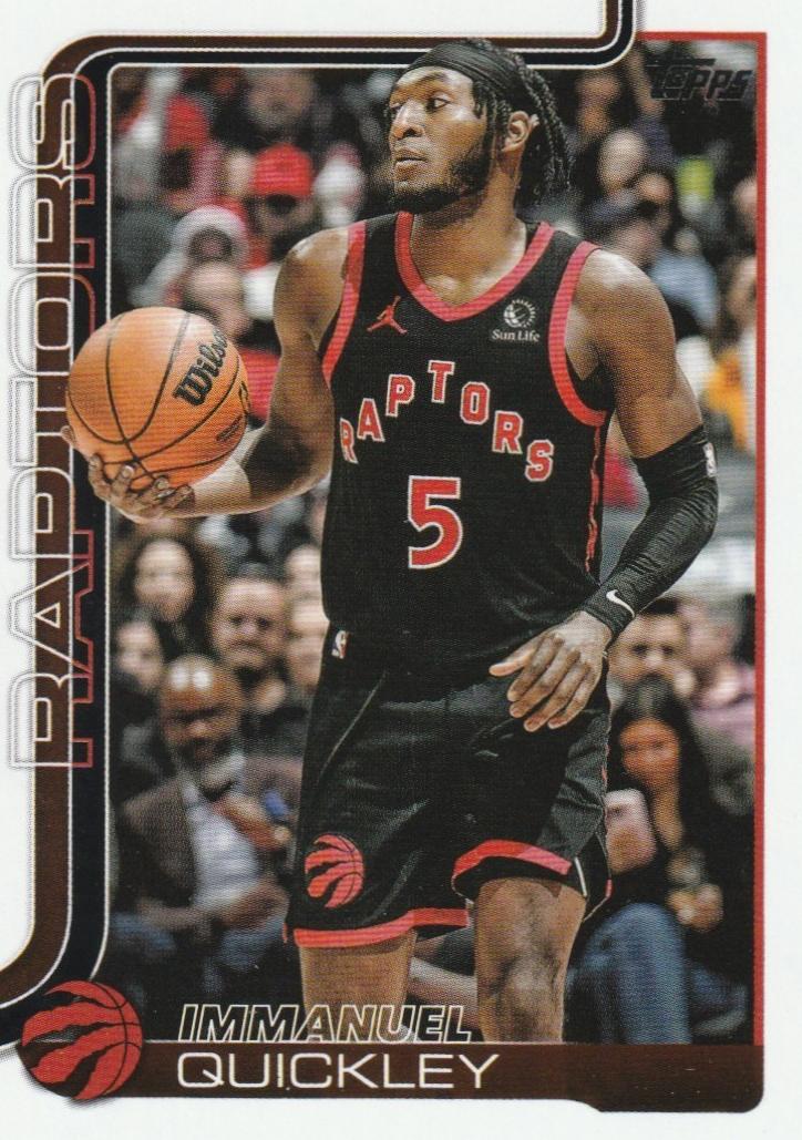 Immanuel Quickley 2025 Topps Basketball card