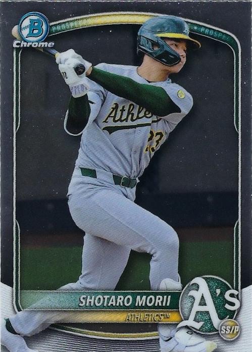 Shotaro Morii 2025 Bowman Draft Chrome card