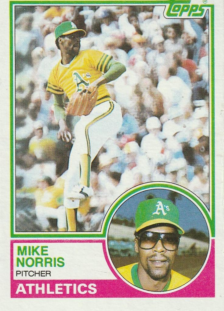 1983 Topps Mike Norris #620 card
