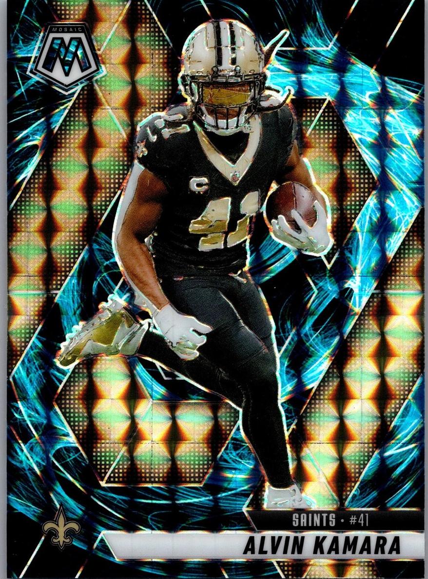 Alvin Kamara 2025 Mosaic Football card