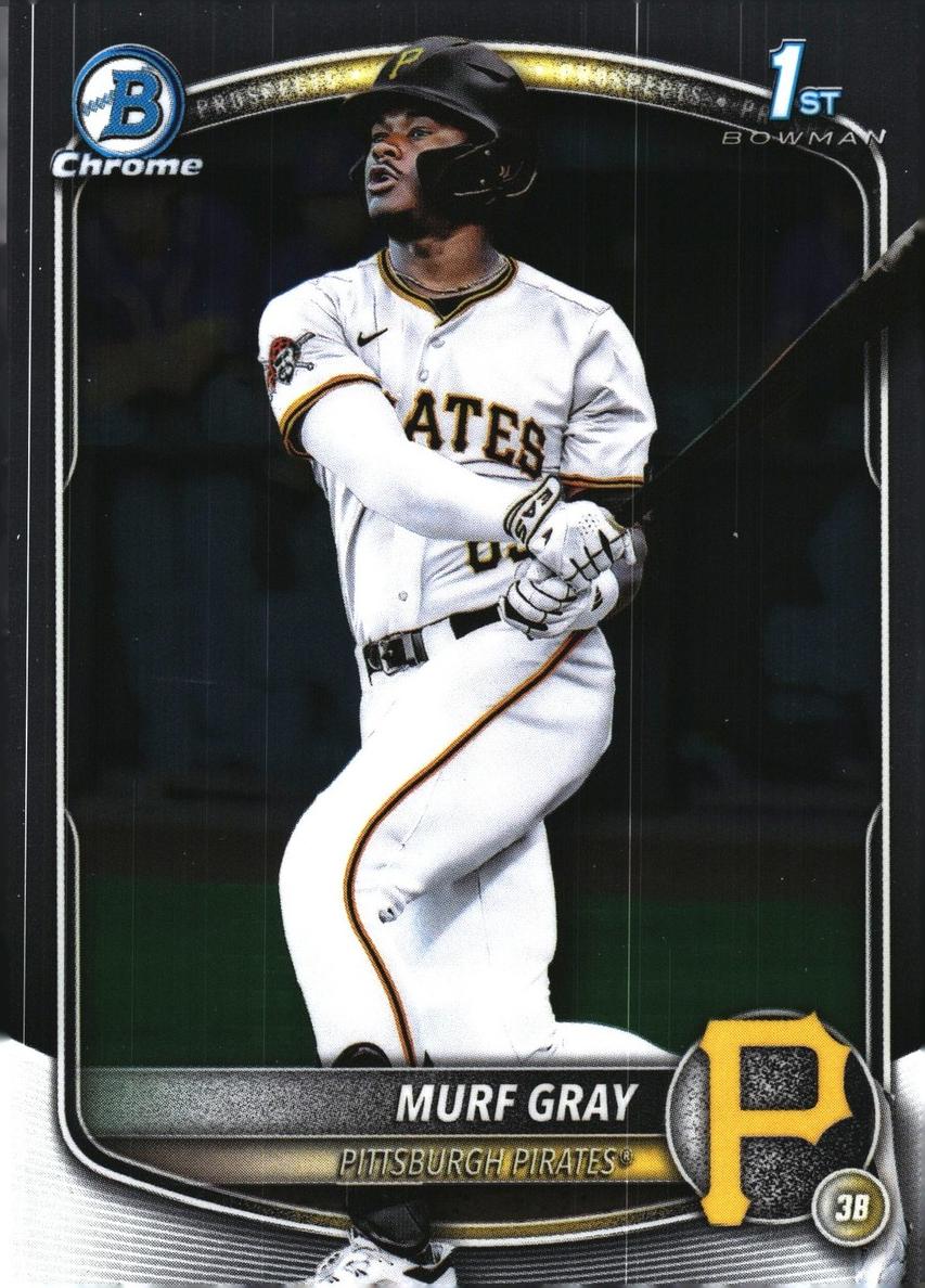 Murf Gray 2025 Bowman Draft Chrome card