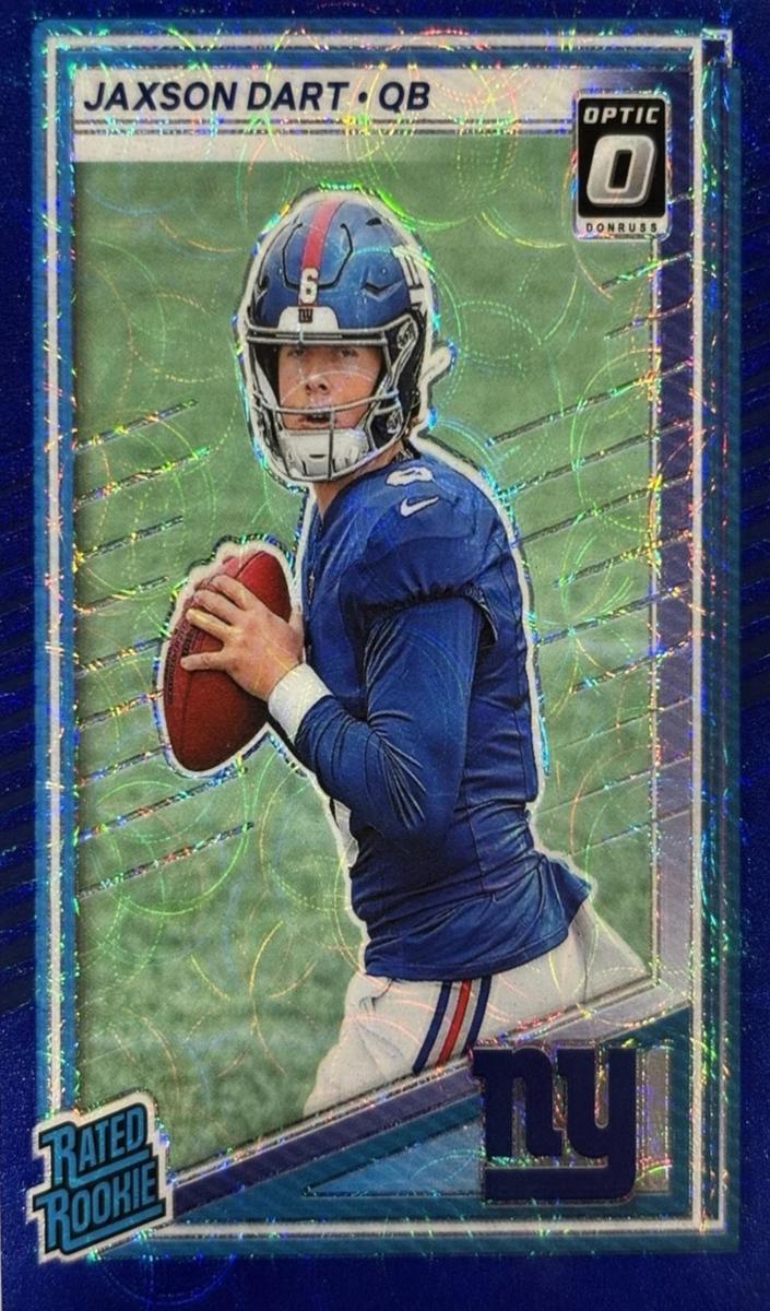 2025 Panini Donruss Jaxson Dart [Blue Scope] #400 card