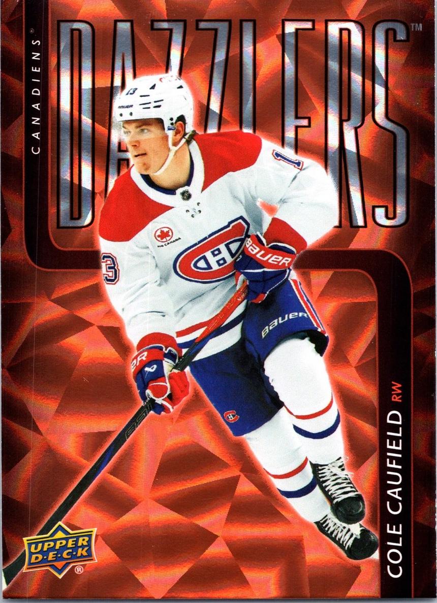 2025 Upper Deck Cole Caufield [Orange] #DZ-13 card