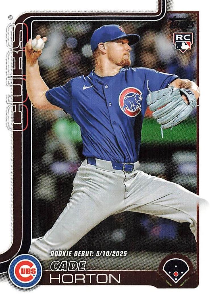 2025 Topps Update Cade Horton [Holiday] #US214 card