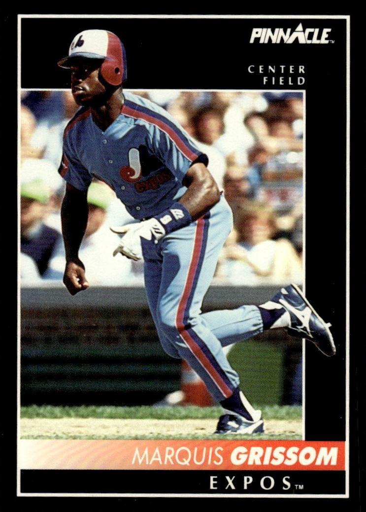 1992 Pinnacle Marquis Grissom #129 card