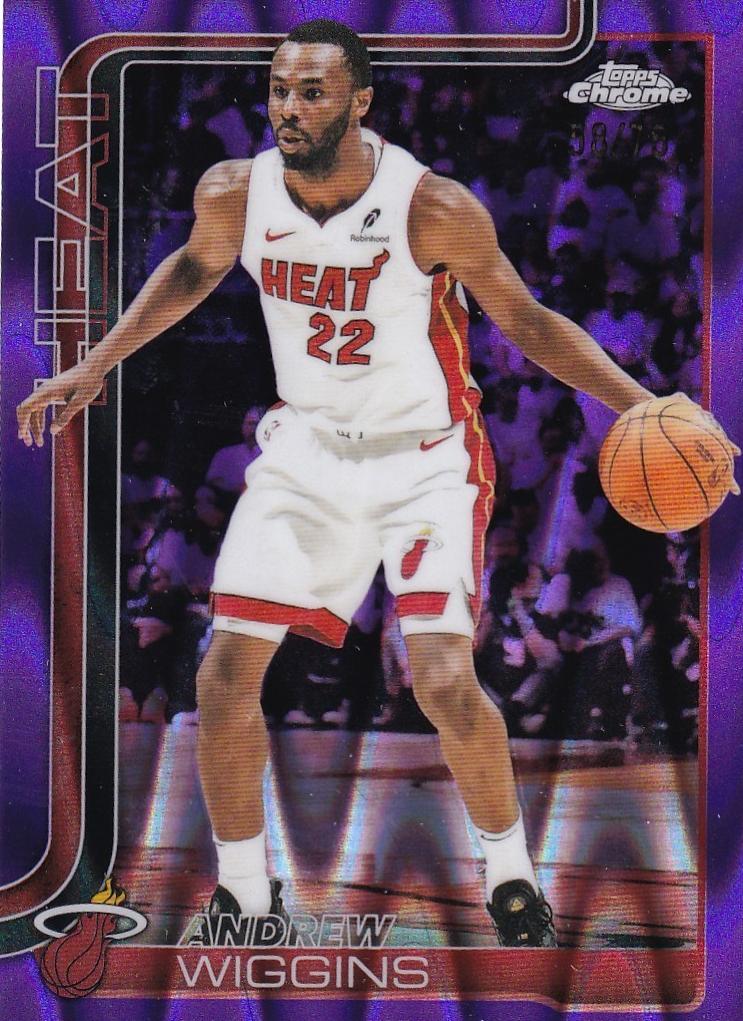 Andrew Wiggins 2025-26 Topps Chrome Basketball card