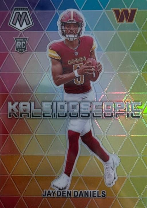 2024 Panini Mosaic Kaleidoscopic Jayden Daniels #21 card