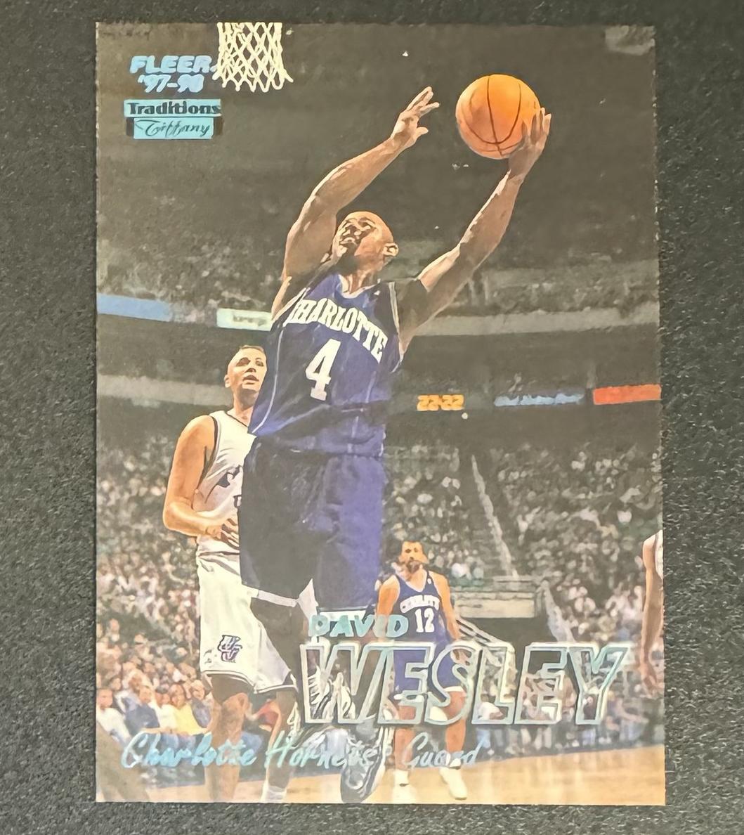 1997 Fleer David Wesley #308 card