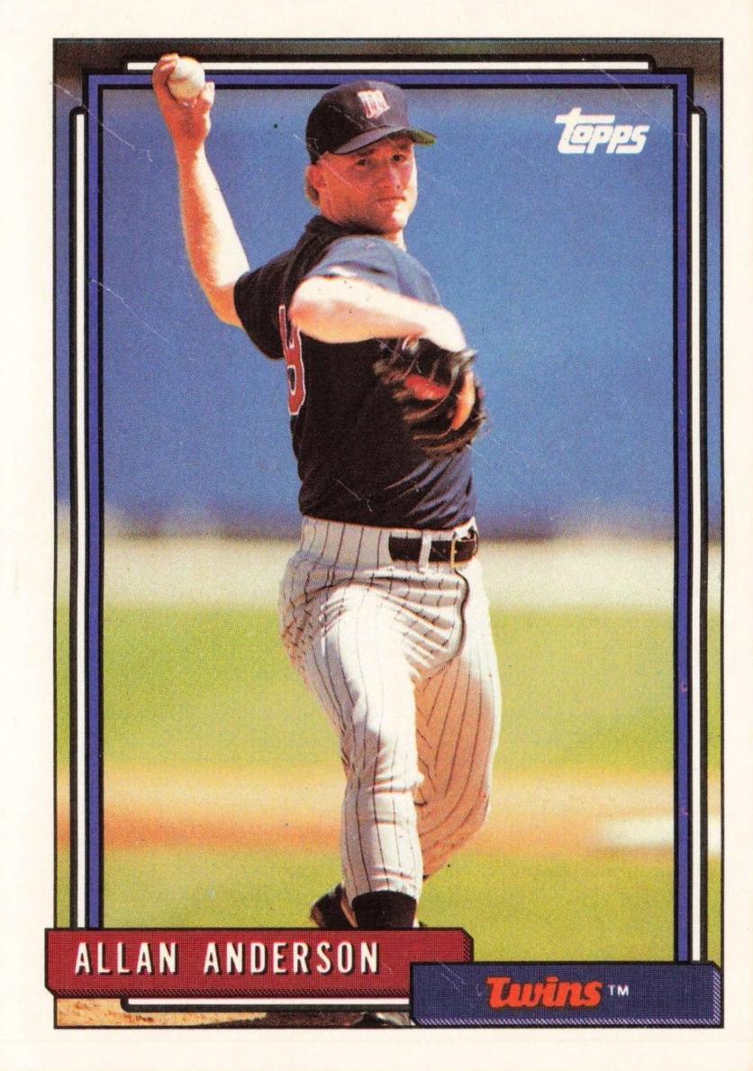 1992 Allan Anderson #417