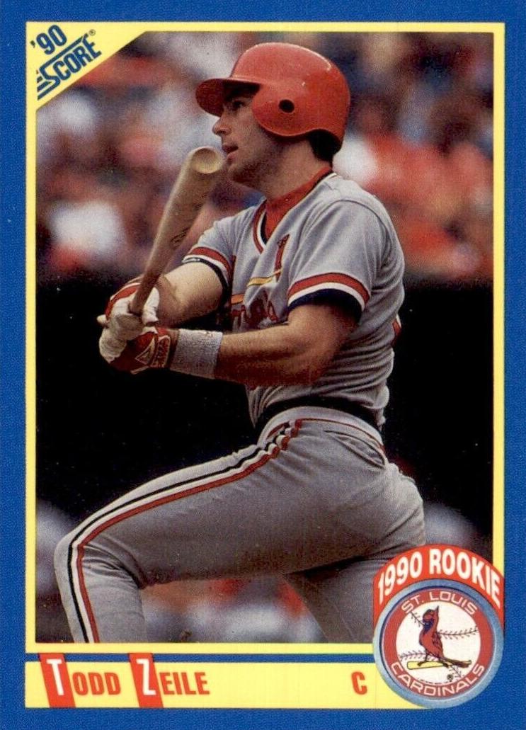1990 Score Todd Zeile #600 card