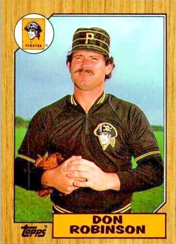 1987 Topps Don Robinson #712 card