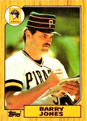 1987 Topps Barry Jones #494 card
