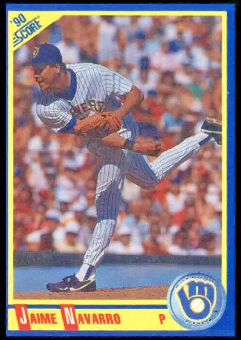 1990 Score Jaime Navarro #569 card