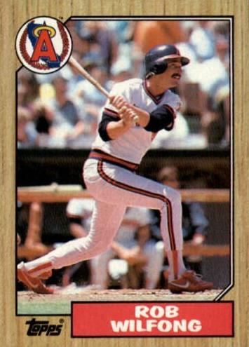 1987 Topps Rob Wilfong #251 card