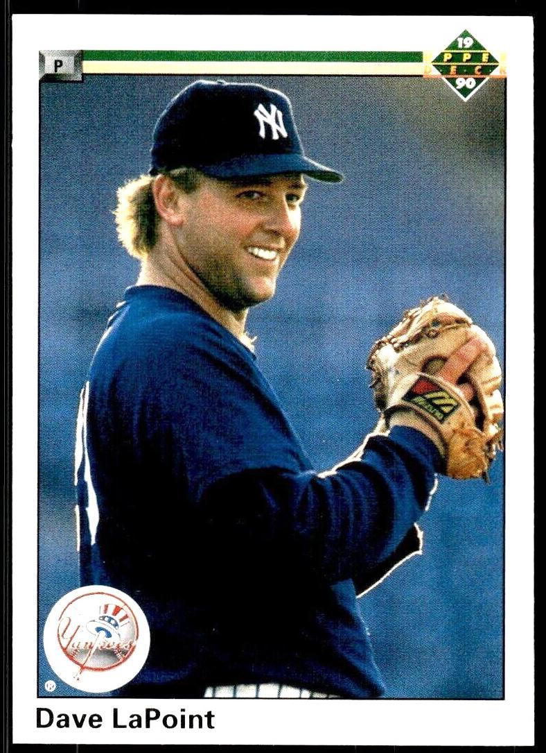 1990 Upper Deck Dave LaPoint #507 card