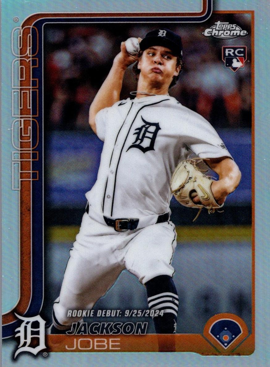 2025 Topps Chrome Jackson Jobe [Refractor] #249 card