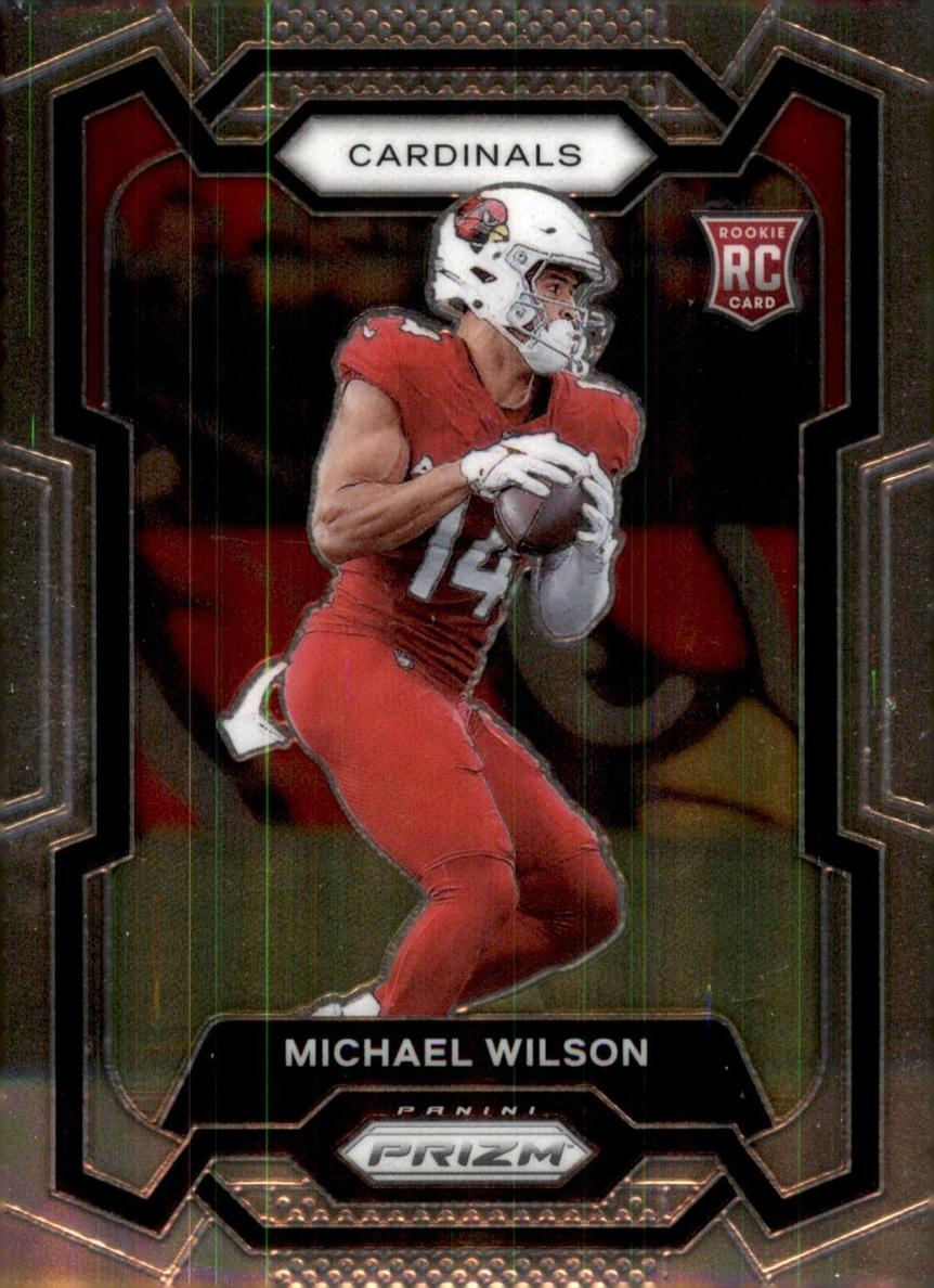 Michael Wilson 2023 Prizm Football card