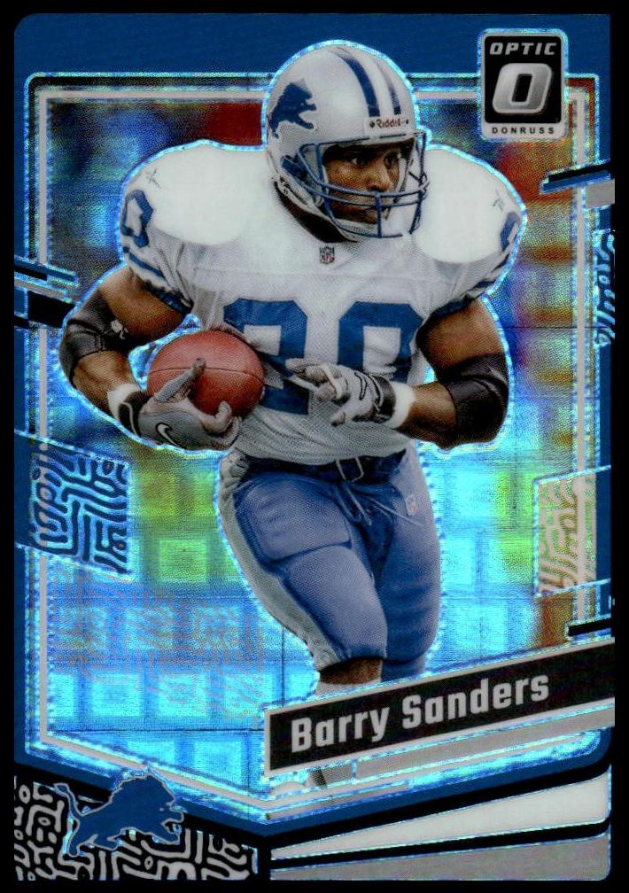 Barry Sanders 2023 Donruss Optic Football card