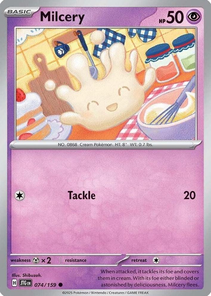 Milcery 2025 Pokemon Scarlet & Violet Journey Together