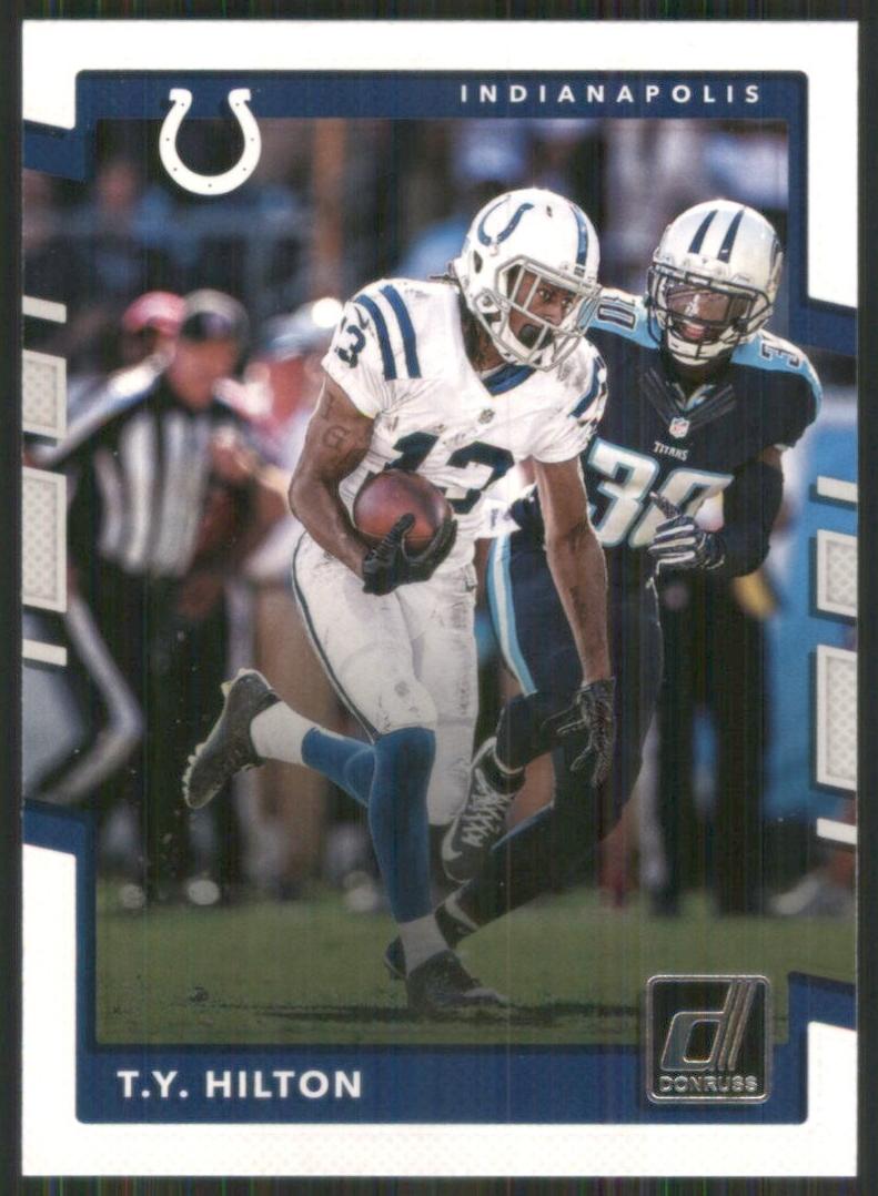 2017 Panini Donruss T.Y. Hilton #185 card