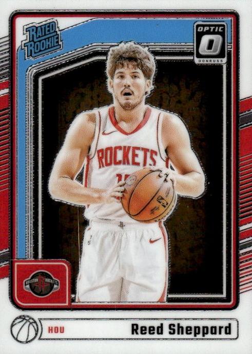 Reed Sheppard 2024-25 Donruss Optic Basketball card