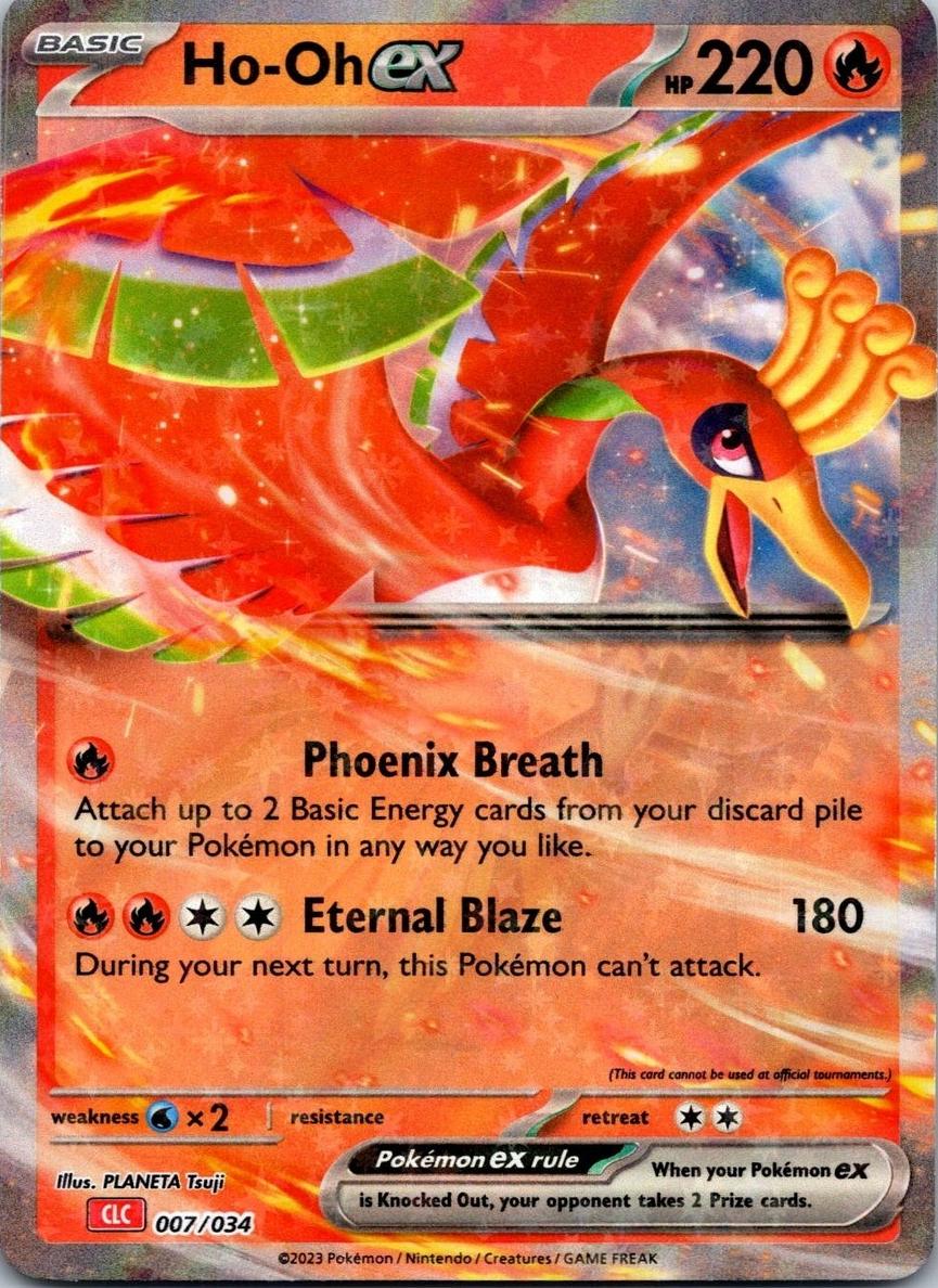 Ho-Oh EX 2023 Pokemon TCG Classic Collection Holo Charizard Deck