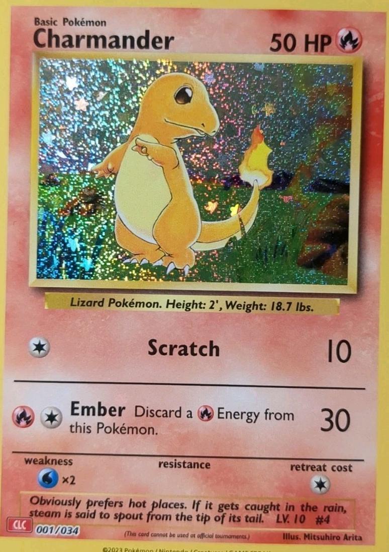 Charmander 2023 Pokemon TCG Classic Collection Holo Charizard Deck